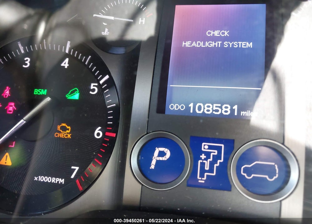 2015 LEXUS 460 VIN: JTJBM7FX6F5094551