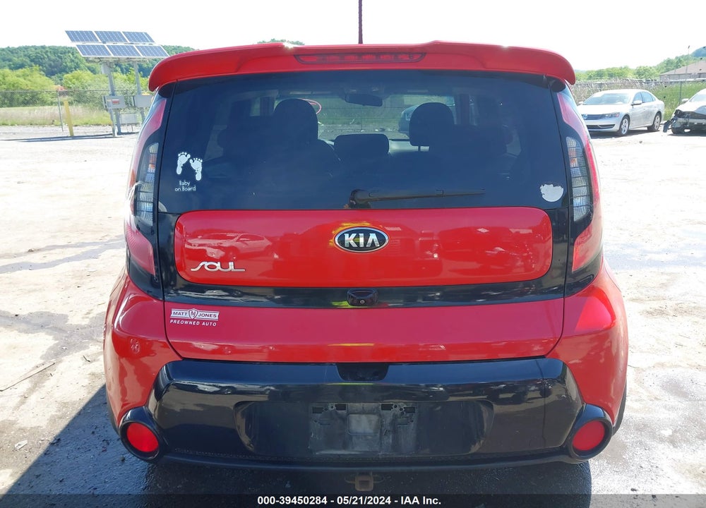 2016 KIA SOUL VIN: KNDJP3A54G7823639