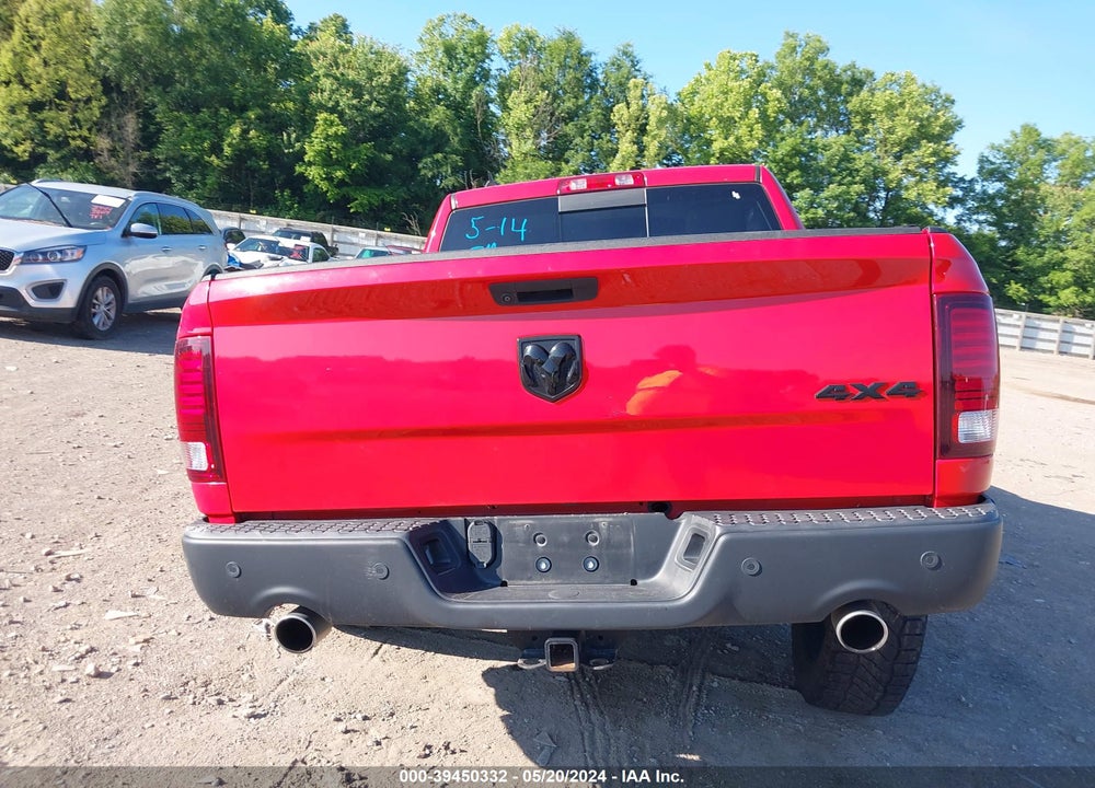 2019 RAM 1500 CLASSIC WARLOCK 4X4 5'7 BOX VIN: 1C6RR7LT3KS665761