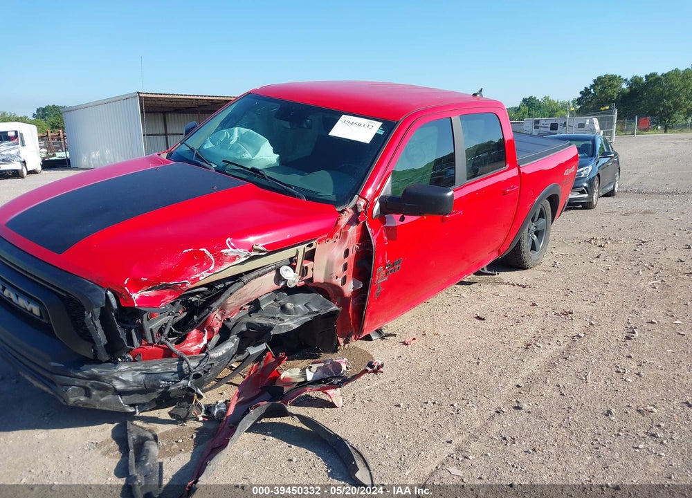 2019 RAM 1500 CLASSIC WARLOCK 4X4 5'7 BOX VIN: 1C6RR7LT3KS665761