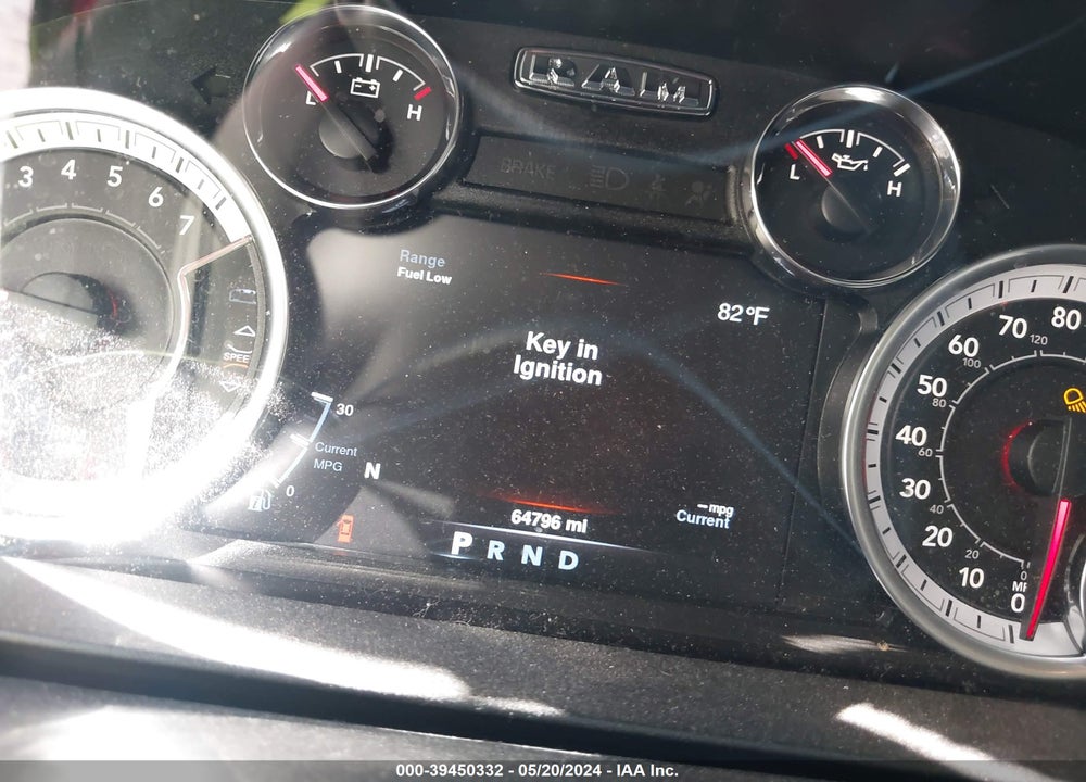 2019 RAM 1500 CLASSIC WARLOCK 4X4 5'7 BOX VIN: 1C6RR7LT3KS665761