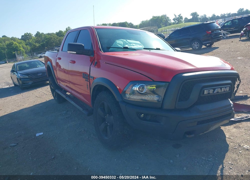 2019 RAM 1500 CLASSIC WARLOCK 4X4 5'7 BOX VIN: 1C6RR7LT3KS665761