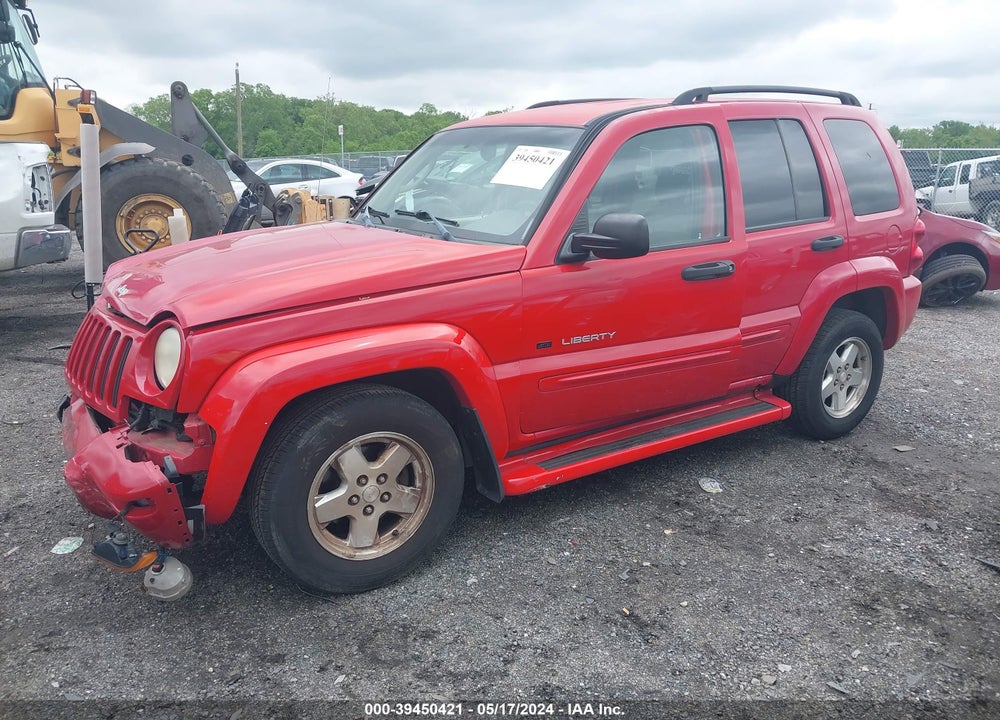 2003 JEEP LIBERTY LIMITED EDITION VIN: 1J4GL58K53W554476