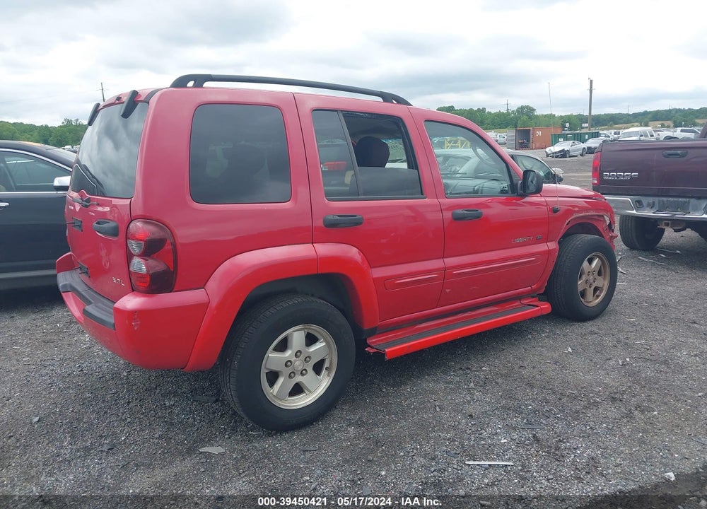 2003 JEEP LIBERTY LIMITED EDITION VIN: 1J4GL58K53W554476