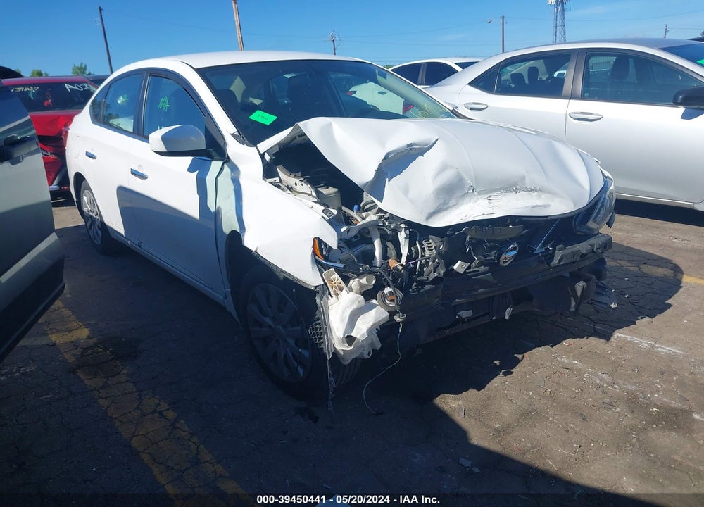 2016 NISSAN SENTRA SV VIN: 3N1AB7AP3GL682956