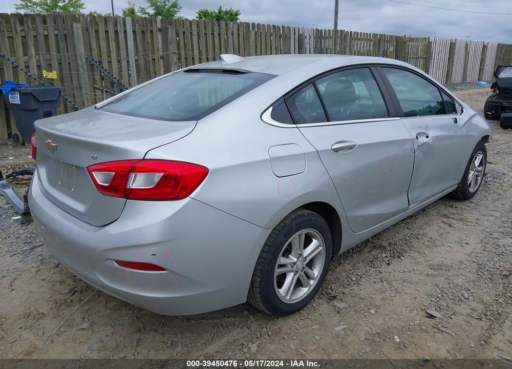 2017 CHEVROLET CRUZE LT AUTO VIN: 1G1BE5SM0H7252138