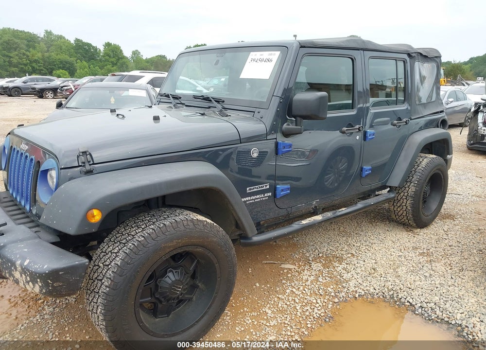2017 JEEP WRANGLER UNLIMITED SPORT 4X4 VIN: 1C4BJWDG1HL743390