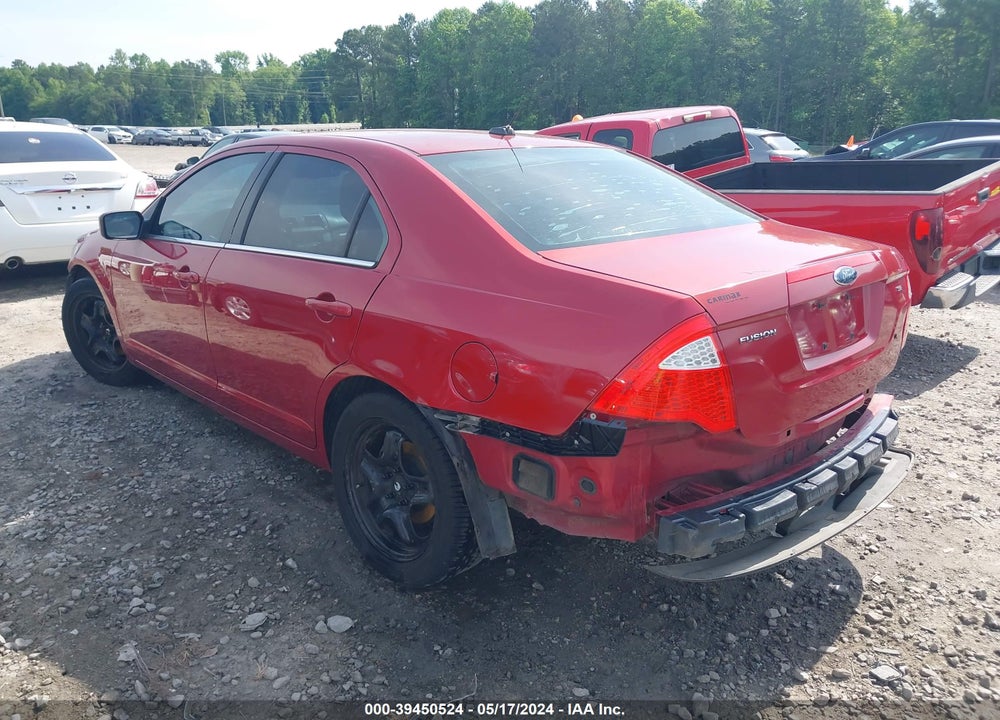 2010 FORD FUSION VIN: 3FAHP0HA5AR255620