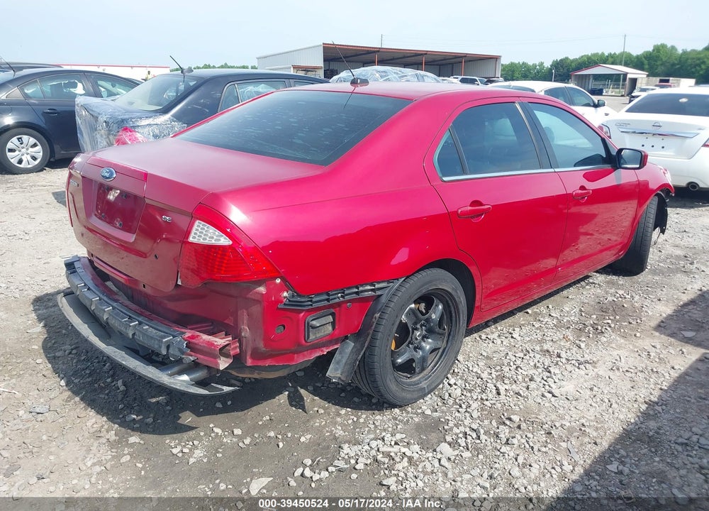 2010 FORD FUSION VIN: 3FAHP0HA5AR255620
