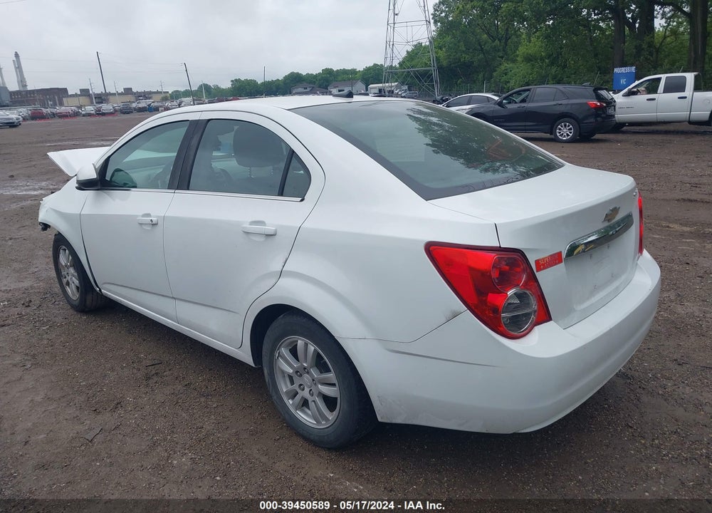 2012 CHEVROLET SONIC 2LT VIN: 1G1JC5SH8C4227700