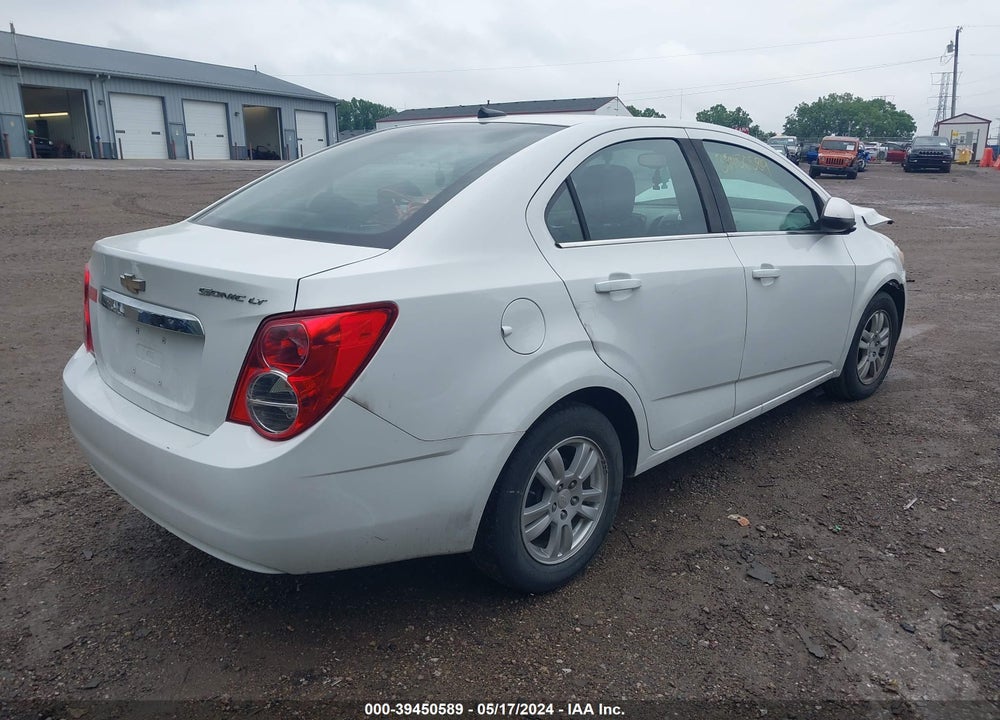 2012 CHEVROLET SONIC 2LT VIN: 1G1JC5SH8C4227700