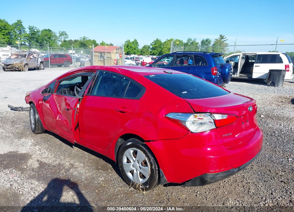 2016 KIA FORTE LX VIN: KNAFX4A68G5519257
