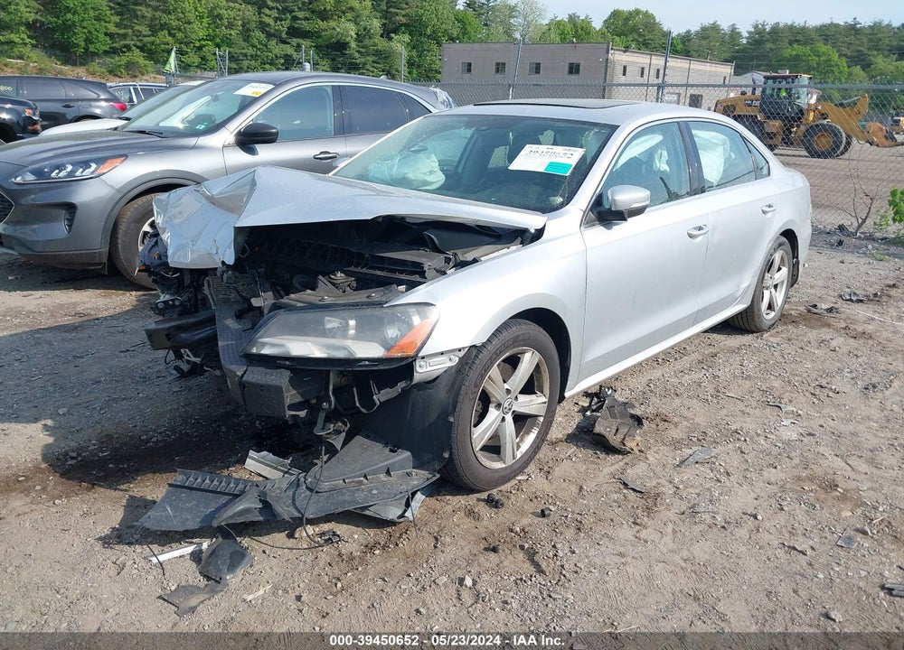 2013 VOLKSWAGEN PASSAT 2.5L SE VIN: 1VWBP7A34DC092527