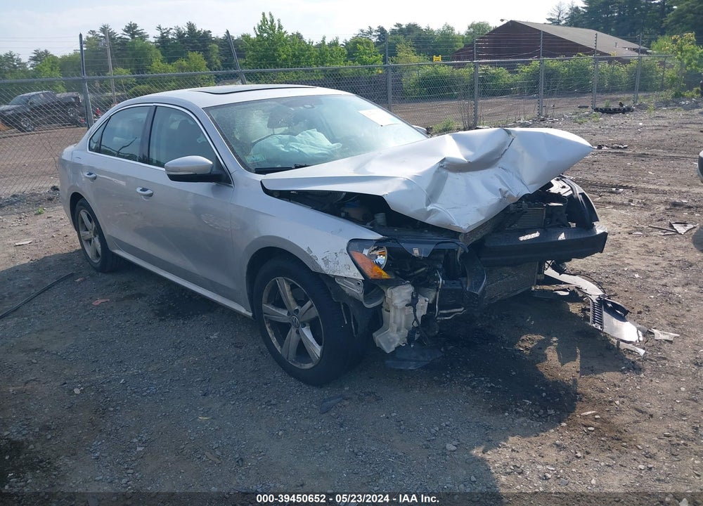 2013 VOLKSWAGEN PASSAT 2.5L SE VIN: 1VWBP7A34DC092527
