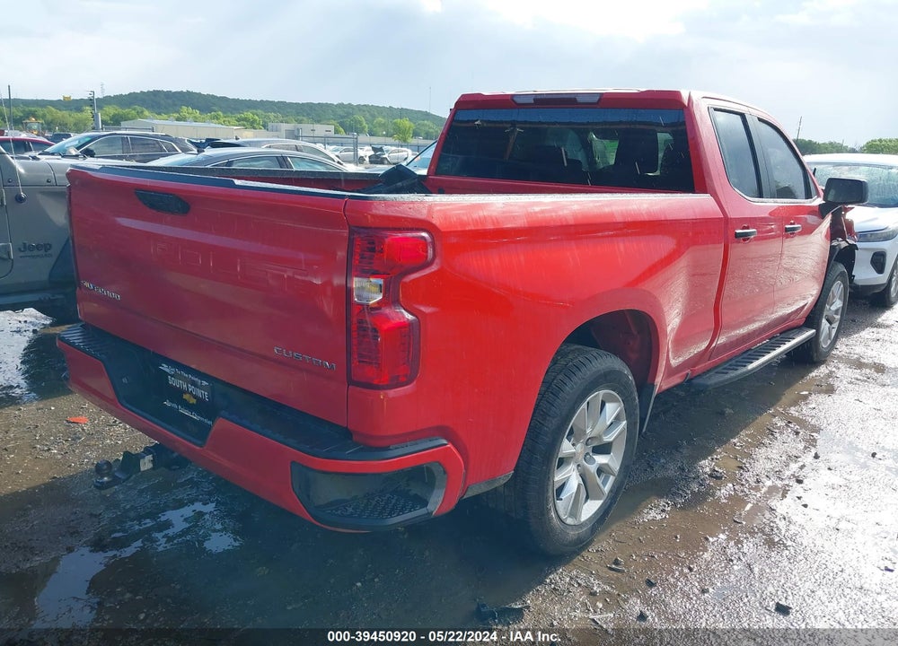 2024 CHEVROLET SILVERADO 1500 2WD DOUBLE CAB STANDARD BED CUSTOM VIN: 1GCRABEK5RZ185651