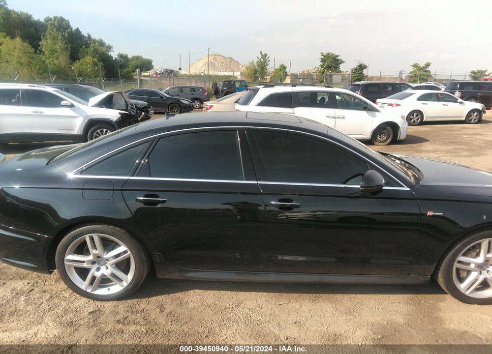 2016 AUDI A6 3.0T PREMIUM PLUS VIN: WAUFGAFC2GN114122