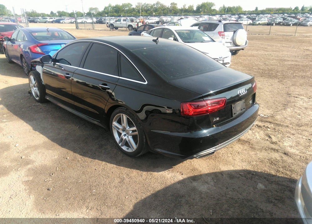 2016 AUDI A6 3.0T PREMIUM PLUS VIN: WAUFGAFC2GN114122