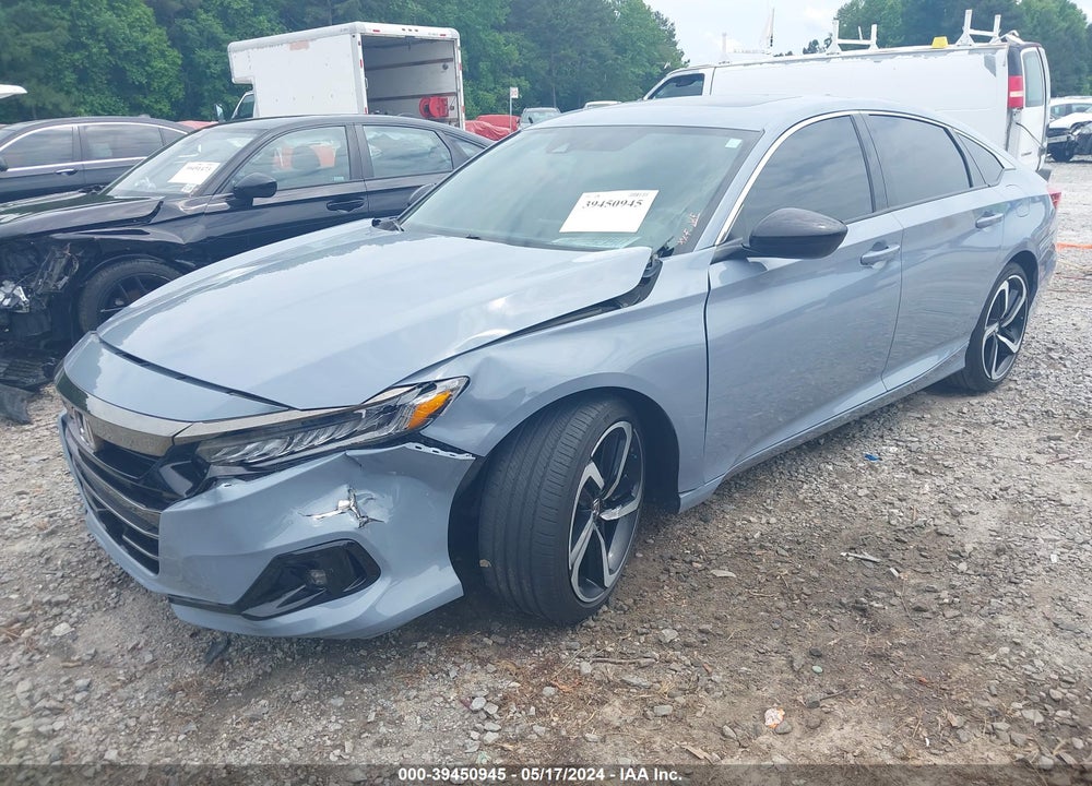 2021 HONDA ACCORD SPORT 2.0T VIN: 1HGCV2F36MA006432