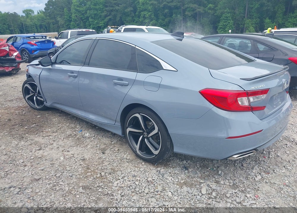 2021 HONDA ACCORD SPORT 2.0T VIN: 1HGCV2F36MA006432