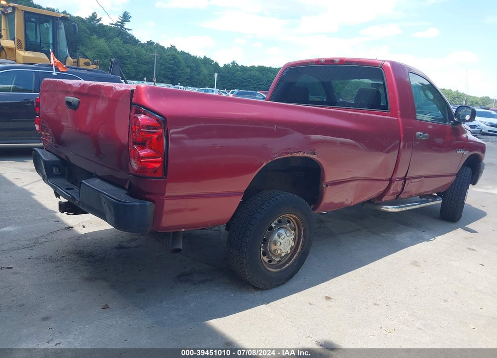 2008 DODGE RAM 2500 ST/SXT VIN: 3D7KS26DX8G223975