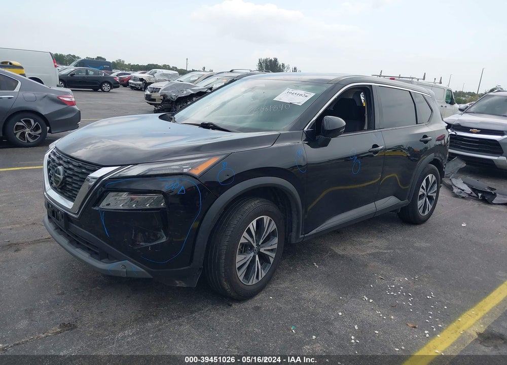 2021 NISSAN ROGUE SV FWD VIN: 5N1AT3BA5MC718923