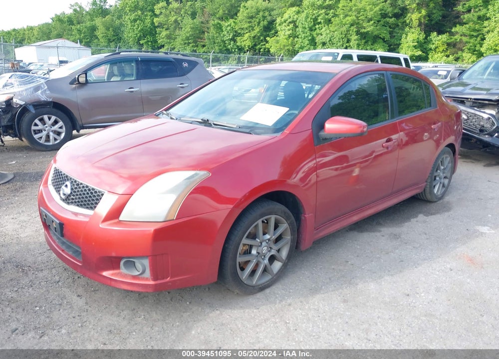 2011 NISSAN SENTRA SE-R SPEC V VIN: 3N1CB6APXBL605836