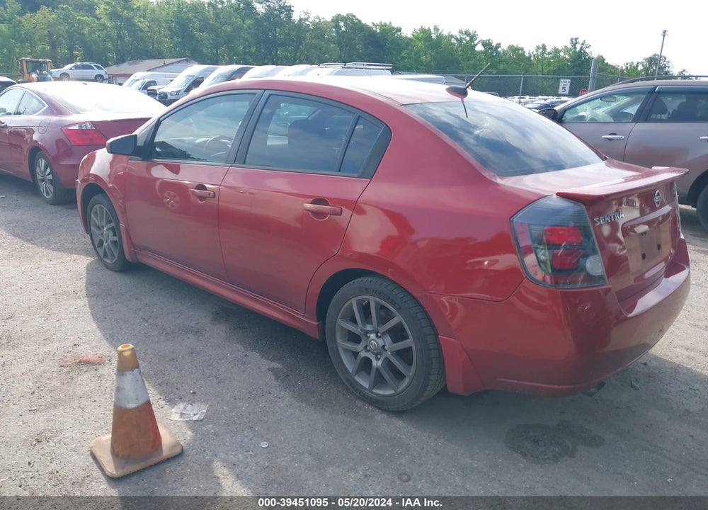 2011 NISSAN SENTRA SE-R SPEC V VIN: 3N1CB6APXBL605836