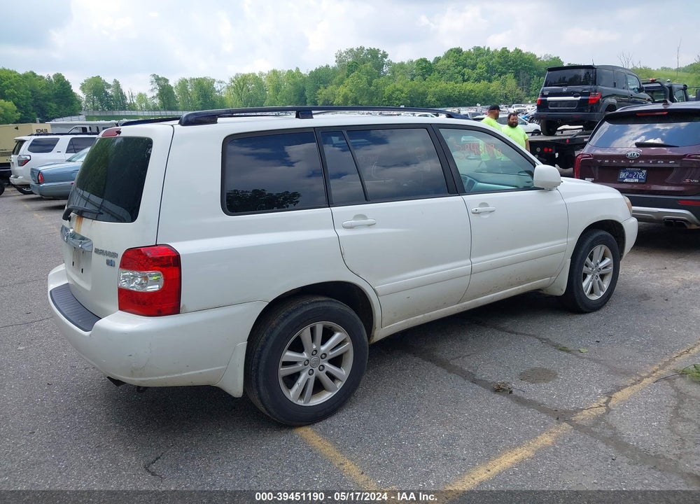 2006 TOYOTA HIGHLANDER HYBRID V6 VIN: JTEEW21A660014366