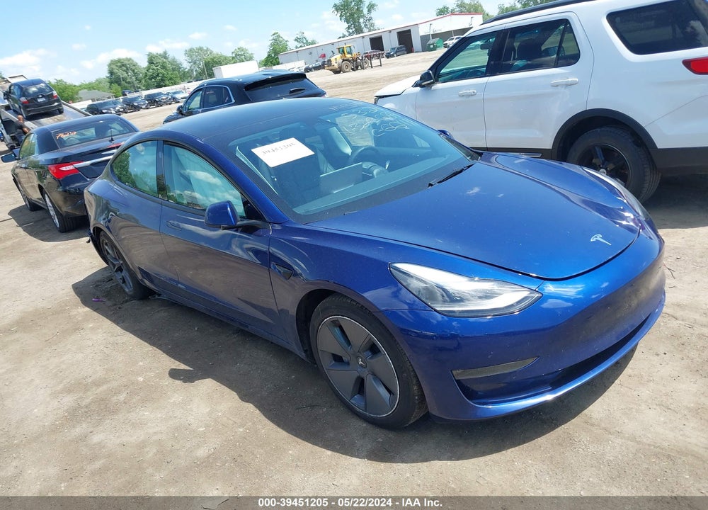 2022 TESLA MODEL 3 LONG RANGE DUAL MOTOR ALL-WHEEL DRIVE VIN: 5YJ3E1EB0NF320684