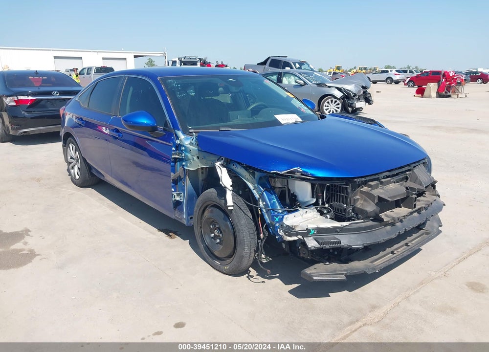 2022 HONDA CIVIC LX VIN: 2HGFE2F29NH528415
