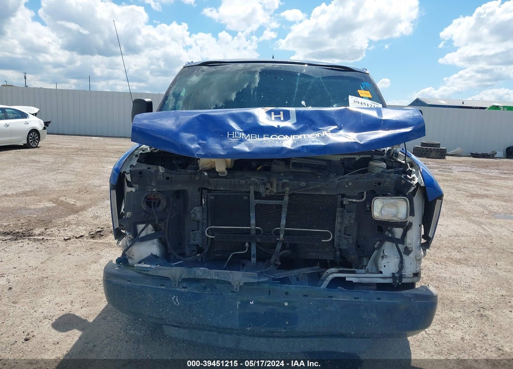 2011 CHEVROLET EXPRESS 2500 WORK VAN VIN: 1GCWGFCA9B1166303