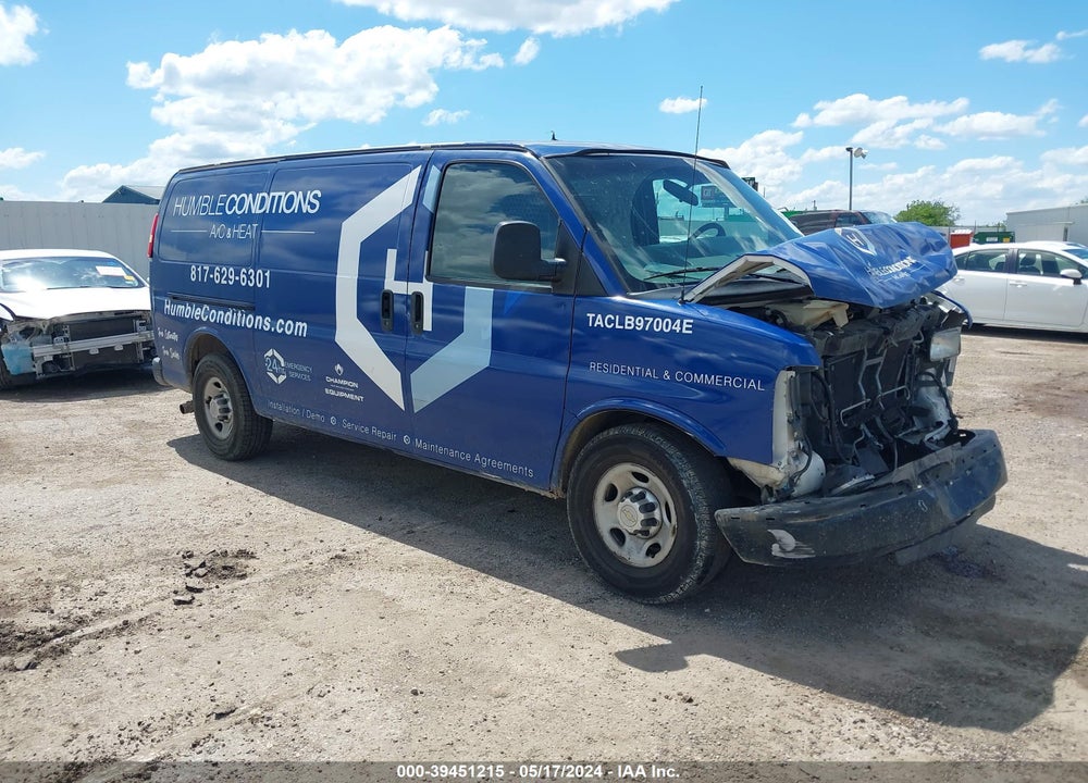 2011 CHEVROLET EXPRESS 2500 WORK VAN VIN: 1GCWGFCA9B1166303