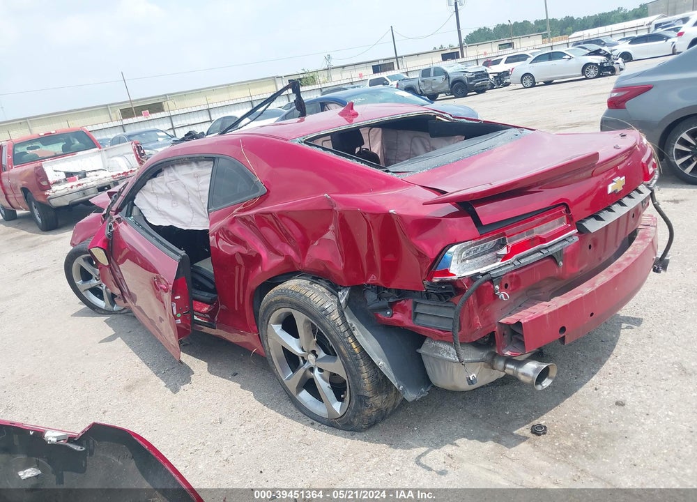 2014 CHEVROLET CAMARO 2LT VIN: 2G1FC1E38E9184734