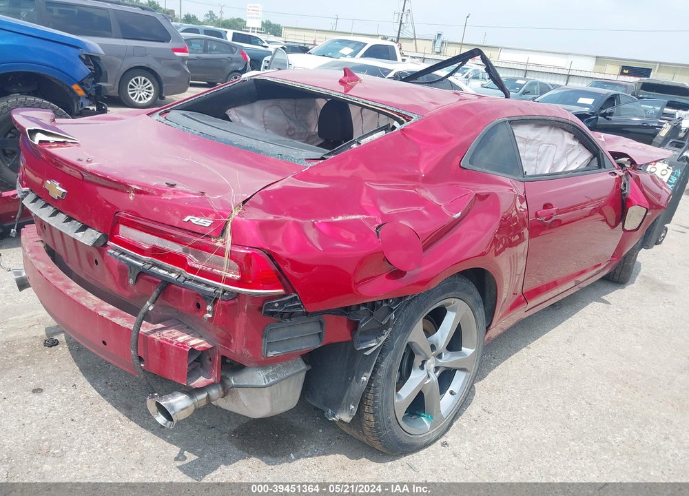 2014 CHEVROLET CAMARO 2LT VIN: 2G1FC1E38E9184734