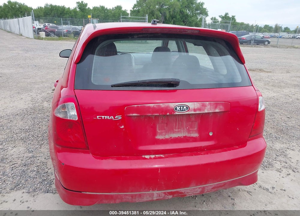 2006 KIA SPECTRA5 VIN: KNAFE161X65262957