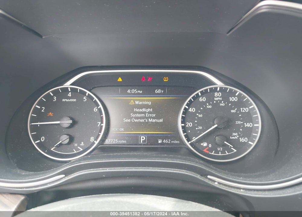 2017 NISSAN MAXIMA VIN: 1N4AA6AP2HC391488
