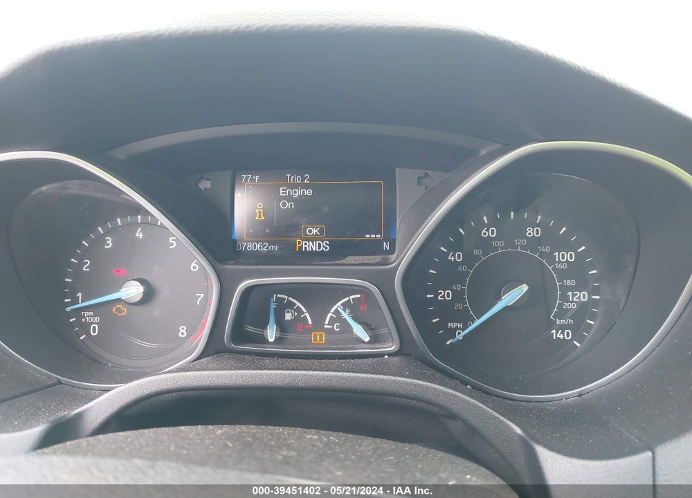2018 FORD FOCUS SEL VIN: 1FADP3H24JL204228