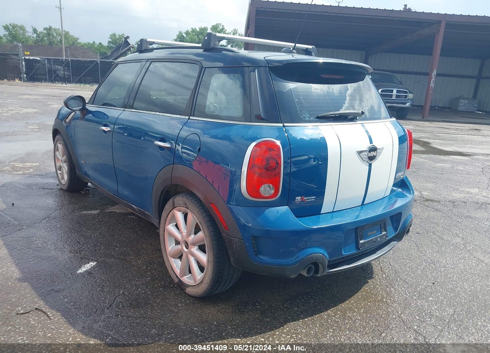 2012 MINI COOPER S COUNTRYMAN VIN: WMWZC5C5XCWL55971
