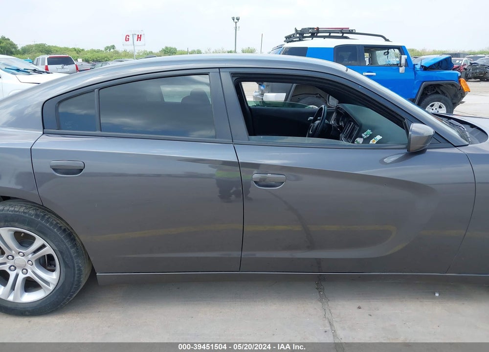 2019 DODGE CHARGER SXT RWD VIN: 2C3CDXBG8KH615533