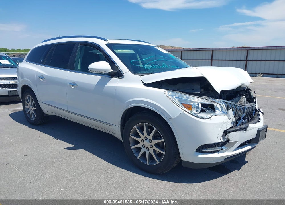 2017 BUICK ENCLAVE LEATHER VIN: 5GAKVBKD6HJ154371
