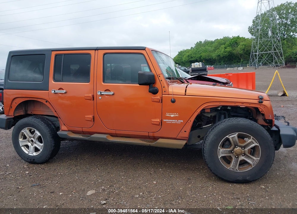 2011 JEEP WRANGLER UNLIMITED SAHARA VIN: 1J4HA5H13BL616765