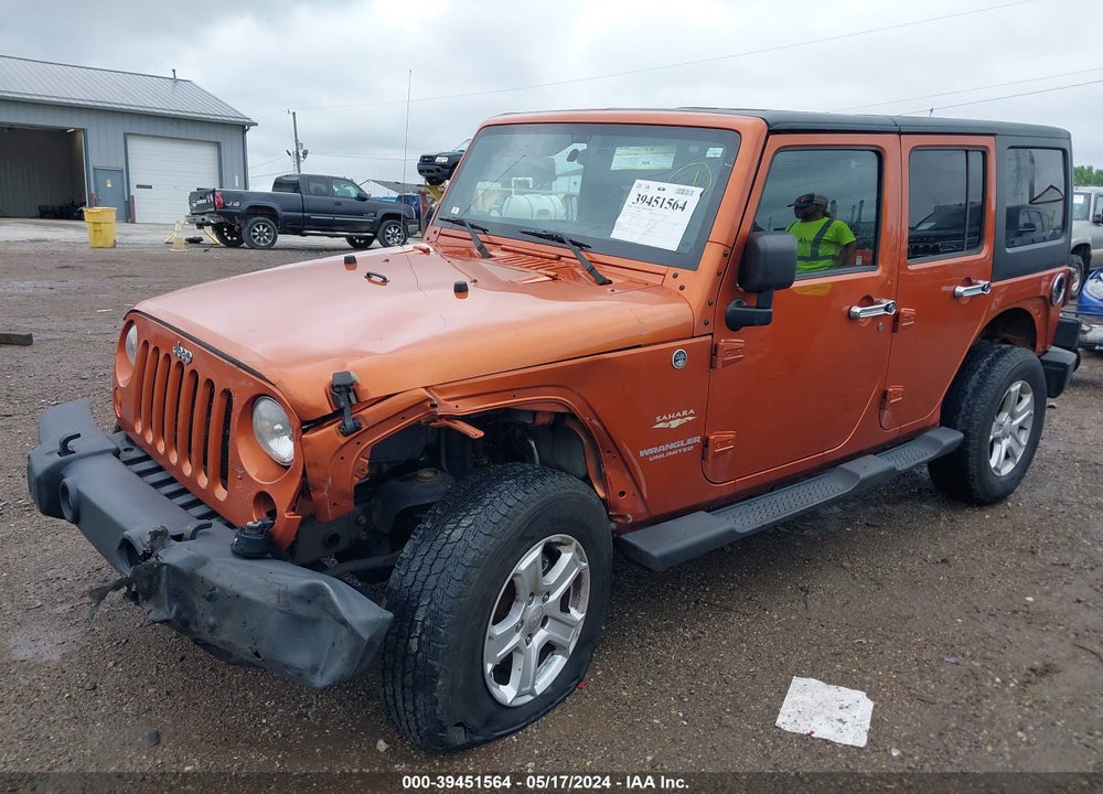 2011 JEEP WRANGLER UNLIMITED SAHARA VIN: 1J4HA5H13BL616765