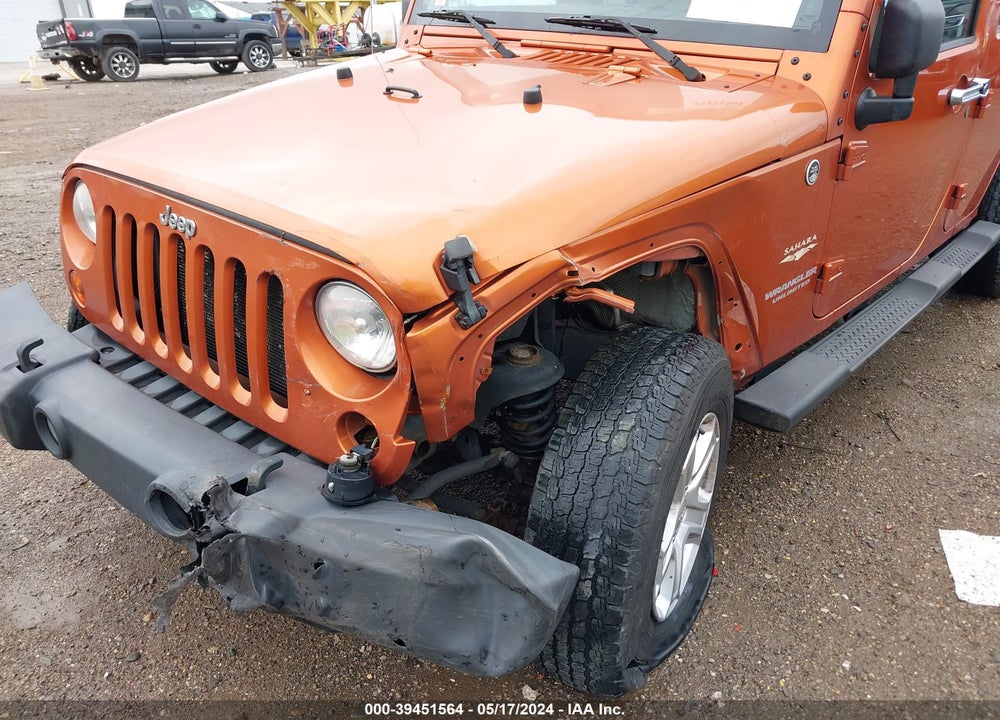 2011 JEEP WRANGLER UNLIMITED SAHARA VIN: 1J4HA5H13BL616765