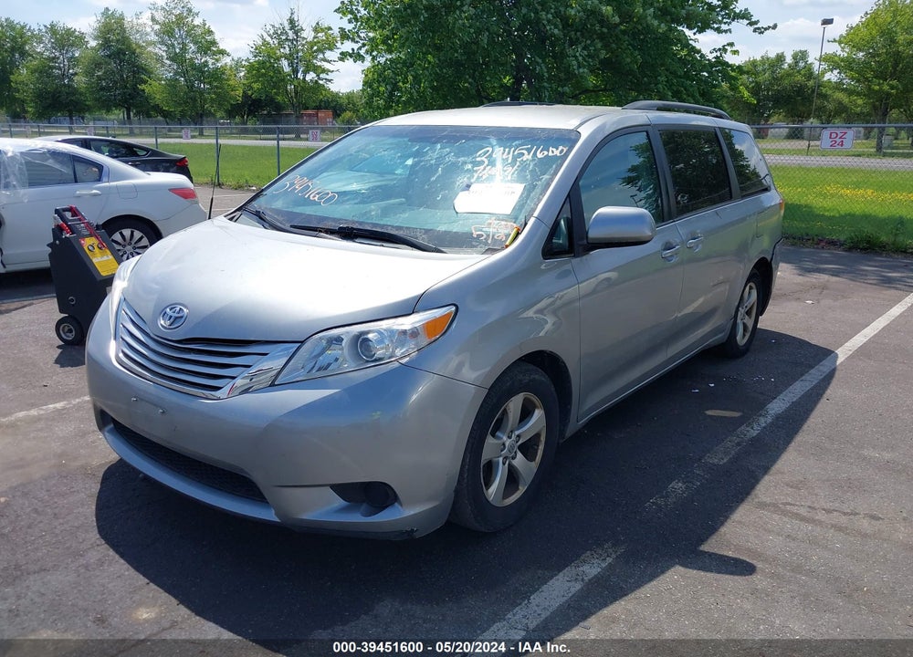 2013 TOYOTA SIENNA LE V6 8 PASSENGER VIN: 5TDKK3DC3DS337872