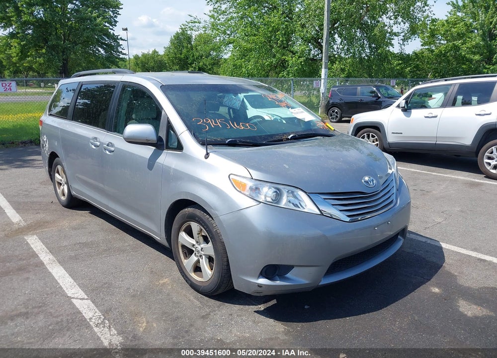 2013 TOYOTA SIENNA LE V6 8 PASSENGER VIN: 5TDKK3DC3DS337872