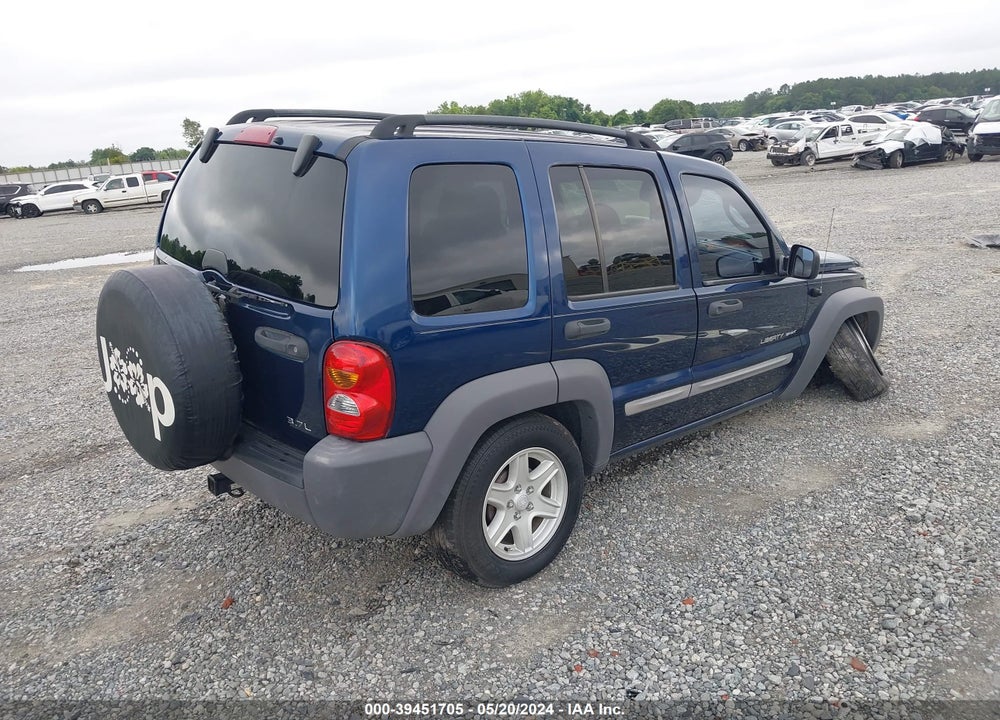 2002 JEEP LIBERTY SPORT VIN: 1J4GK48K42W123476