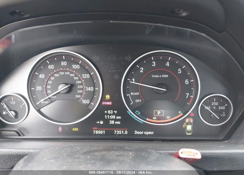 2012 BMW 328I VIN: WBA3A5C53CF258526