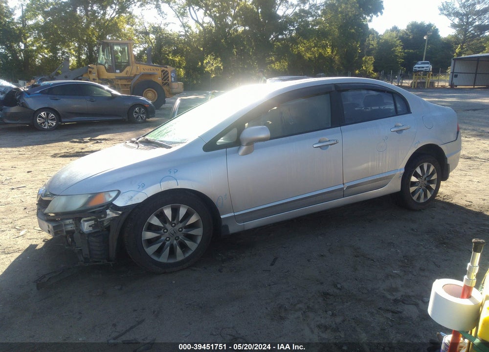 2009 HONDA CIVIC EX VIN: 2HGFA16809H309407