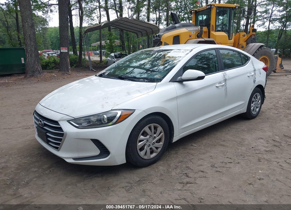 2017 HYUNDAI ELANTRA SE VIN: 5NPD74LF8HH155964