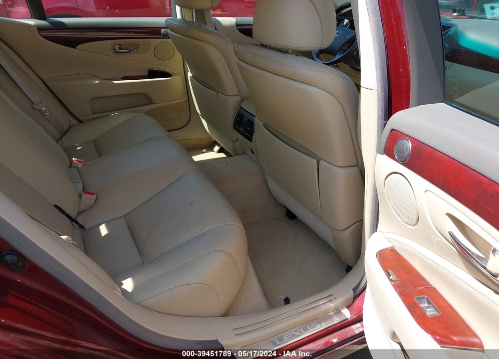 2009 LEXUS LS 460 VIN: JTHBL46FX95090324